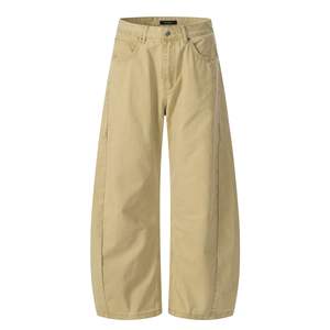 <span class=keywords><strong>Pantaloni</strong></span> Casual da Uomo di Alta Qualità 11KN, Gamba Larga Beige - <span class=keywords><strong>Pantaloni</strong></span> con Tasche Ricamate Personalizzabili, Fornitore Diretto all'Ingrosso - Product Image 6