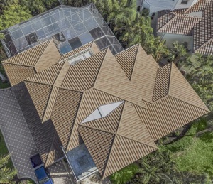 Tegole Metalliche Rivestite in Pietra Affidabili, Soluzione per Tetti Resistente alle Intemperie per Case Residenziali in Giordania - Product Image 5