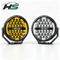 Promotion : Phare de travail LED tout-terrain rond HSSH 5, 7, 9 pouces avec DRL bicolore pour camions