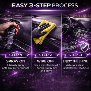 Limpiador y Protector Líquido Premium LUNOVATE para Interiores de Auto, Spray para Detalles del Interior del Vehículo, para Cuero, Tablero y Molduras - Product Image 5