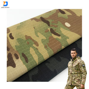 Tissu sergé camouflage Jinda 80% polyester et 20% coton <span class=keywords><strong>Greta</strong></span> 190GSM imprimé et indéchirable avec tissu imperméable - Product Image 1