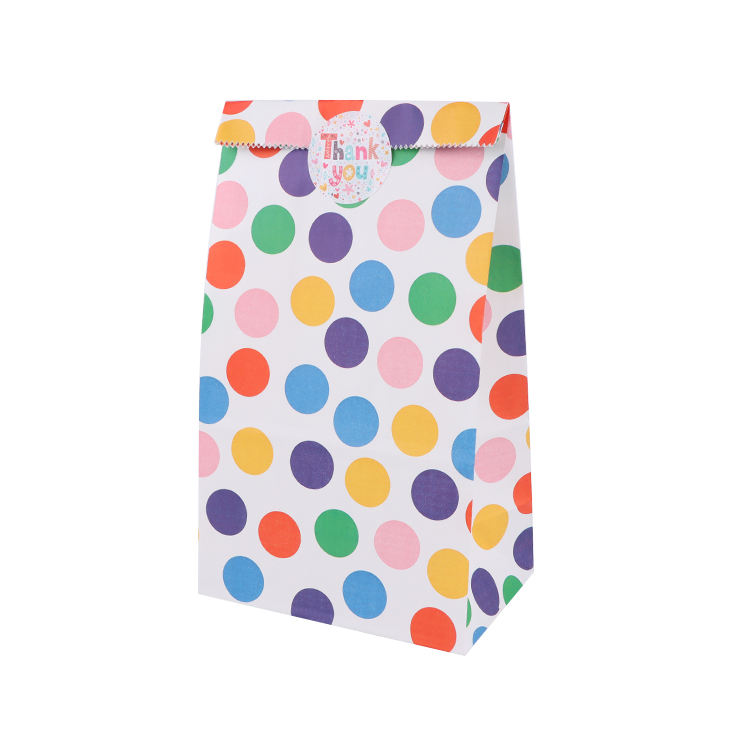Custom Printed Recycle Promotion price food packing kraft paper bag