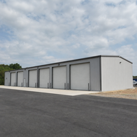 Bâtiment d'entrepôt en structure acier standard, entrepôt préfabriqué en acier pour stockage général