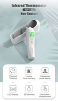 Thermomètre médical intelligent infrarouge professionnel à grand écran tactile pour le front et l'oreille de bébé, vente chaude OEM