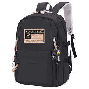 Mochila impermeable de moda para <span class=keywords><strong>ordenador</strong></span> portátil Oxford para estudiantes universitarios de secundaria, bolsa de <span class=keywords><strong>ordenador</strong></span> de viaje para hombre y mujer, cierre de cremallera - Product Image 2
