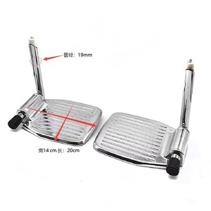Folding Aluminum Alloy Wheelchair <b>Footrest</b> Right Side Manual Mobility Aid - Product Image 2