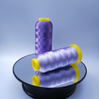 %100 Polyester Filament Nakış İpliği 108D/2 Yüksek Dayanıklılık Makine Nakışı ve Tığ İşi Dikişi için - AUDIS Marka Mor