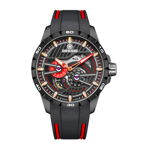 Dessio Men's Luxury <b>Skeleton</b> <b>Automatic</b> Mechanical <b>Watch</b> with Original Movement Custom Logo Wrist Replacement Parts - Product Image 3