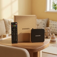 OFERTA ESPECIAL: Decodificador Android TV Sumavision Personalizable 4GB+32GB Quad Core 4K 8K HDR/H265 Android 15 con Control Remoto por Voz BT y 1 Año de Garantía