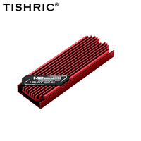 TISHRIC M.2 Disque SSD 2280 avec dissipateur thermique en alliage d'aluminium, compatible avec les disques SSD 2280