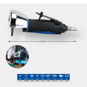 BRILLIANT TOOLS - BT160703 Cortador de disco en ángulo neumático-EAN 4042146867921 OTRAS HERRAMIENTAS DE AIRE - Product Image 2