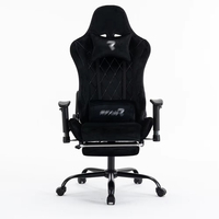 Style moderne de haute qualité 180 degrés inclinable velours velours réglable haut-dos course Gamer maison bureau ordinateur chaise de jeu