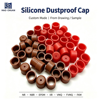 Capuchon anti-poussière en silicone personnalisé, joint en caoutchouc résistant aux hautes températures et au vieillissement pour connecteurs de fibre optique de précision et modules de télécommunications