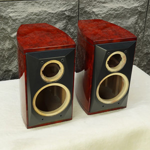 G0B-03 Hifi DIY 6.<span class=keywords><strong>5</strong></span> pouces 8 pouces Une paire de caissons de haut-parleurs vides Deux voies Placage en érable - Product Image 2