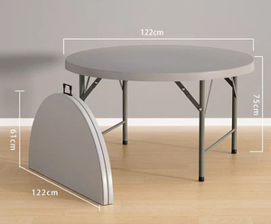 Mesa de póquer barata plegable, mesa de fábrica al por mayor - Product Image 4