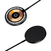 Chargeur sans fil magnétique 15W USB-C à charge rapide pour iPhone 13 14 15, support de bureau pour téléphone portable