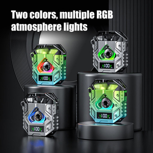 Kim Loại Thể Thao Earbud <span class=keywords><strong>H9</strong></span> 5.3 Mecha Tai Nghe Không Dây Gamer Headphone Trong Tai Tiếng Ồn Hủy Bỏ Tai Nghe Với Microphone Tai Nghe - Product Image 4