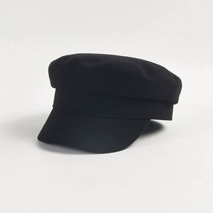 Boina de Moda Otoño Invierno, Gorro Cálido para Mujer, Boina de Lana de Color Sólido, Boina Casual Plana con Visera de Pato, Boina Británica Retro para Mujer - Product Image 2