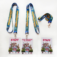 Longes d'impression en polyester personnalisées avec accessoires détachables Lanière promotionnelle personnalisée avec logo Cadeau