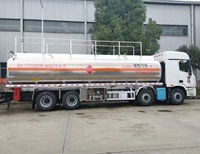 Camion-citerne à huile Foton Oman 30000 litres 8x4 en alliage d'aluminium, camion-citerne à huile multi-compartiments, vente directe d'usine