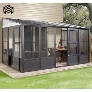 Jardin d'hiver personnalisé <span class=keywords><strong>Solarium</strong></span> autonome en aluminium véranda en verre trempé - Product Image 1