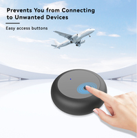 Auracast Bluetooth 5.4 Sender für Flugzeug-TV LC3 Niedrige Latenz Mini Kabelloser Audio-Adapter für 2 Kopfhörer Auto