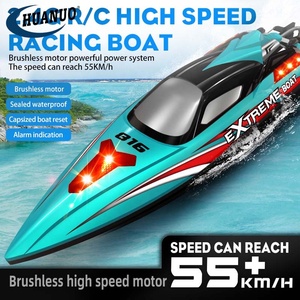 55 KM/H de alta velocidad sin escobillas Rc Racing Boat Jet 2,4 GHz impermeable Rc barco modelo de <span class=keywords><strong>lancha</strong></span> rápida - Product Image 2