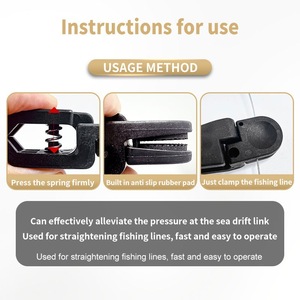 Clip de liberación de línea para pesca en barco, pesca en agua salada, material ABS, herramienta de pesca en barco oceánico - Product Image 5