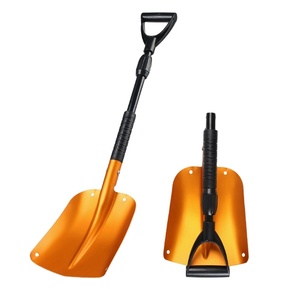 Nhà Máy Giá Có Thể Gập Lại Survival <span class=keywords><strong>Ice</strong></span> <span class=keywords><strong>Scraper</strong></span> Đa-Mục Đích Xách Tay Tuyết Công Cụ Kính Thiên Văn Xử Lý 8.5 Inch Cho Xe Khẩn Cấp Đi Bộ Đường Dài - Product Image 2