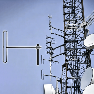 เสาอากาศไดโพลแบบพับได้ 66-88MHz 88-108MHz แบบขายส่ง ชนิด N สำหรับภายนอกอาคาร เสาอากาศยากิอะลูมิเนียมอัลลอยสำหรับกระจายเสียง FM - Product Image 2