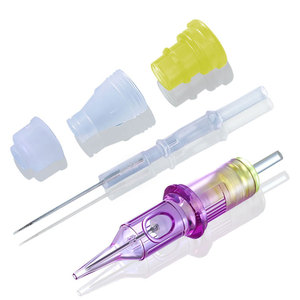 BIGWASP 20 pièces/lot aiguilles de tatouage cartouche d'aiguilles de tatouage violet cartouche d'aiguilles de tatouage Premium pour fournitures de tatouage - Product Image 3
