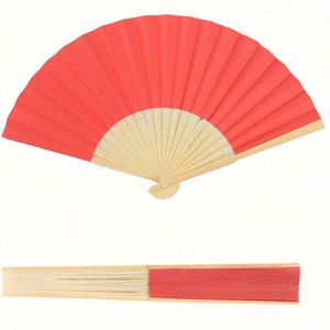 Éventails pliables en bambou pour mariage, fête et décoration estivale DIY, style festival, peinture, impression, souvenir - Product Image 6
