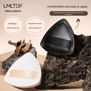 LMLTOP Coussin <span class=keywords><strong>de</strong></span> <span class=keywords><strong>guimauve</strong></span> noire en poudre d'ananas non absorbant la poudre avec boîte <span class=keywords><strong>de</strong></span> rangement motif plat SY224 - Product Image 1