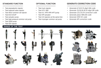Alat Uji Injektor Katup Solenoid Sistem Diesel Multifungsi Baru dengan Deteksi Otomatis Penuh dan Konstruksi Baja