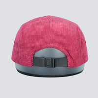 Gorra de béisbol de pana con logo personalizado, visera plana, corona suave, bordado de cuerda, transpirable, impermeable, con puntos de frutas, unisex, para uso casual al aire libre