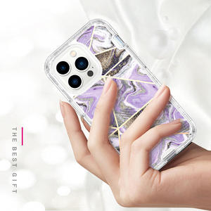 เคสโทรศัพท์มือถือเทรนด์ใหม่สำหรับ iPhone 16 PRO <span class=keywords><strong>MAX</strong></span> 17 <span class=keywords><strong>Air</strong></span> เคส3 in <span class=keywords><strong>1</strong></span>ลายหินอ่อนกันกระแทกสำหรับ iPhone 16 15 14 13 - Product Image 4