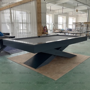 Nhà Máy Tùy Chỉnh Đa Trò Chơi Sang Trọng Giá Cả Phải chăng Gỗ Hồ Bơi Bảng 9ft Giới Hạn Thời Gian Giảm Giá Bàn Bida Với Phụ Kiện Miễn Phí - Product Image 2