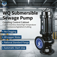 Pompe submersible à haute pression WQ 7,5 CV 15 CV avec broyeur intégré, personnalisation OEM pour la longueur du câble