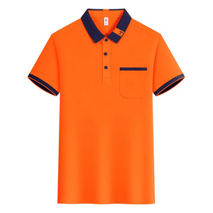 เสื้อโปโลแขนสั้นสีพื้นโพลีเอสเตอร์อ็อกซ์ฟอร์ดชุดทำงานประจำวันสำหรับการสร้างทีมทำงาน - Product Image 3