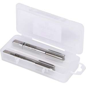 KS TOOLS - 331.1124 HSS <b>hand</b> <b>drill</b> tap set MF (2 pcs) - EAN 4042146234877 <b>DRILL</b> BITS ACCESSORIES FOR <b>DRILL</b> BITS - Product Image 1