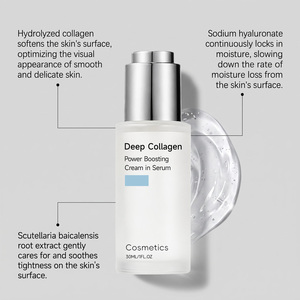 Diepgaande collageen powerboost crème in <span class=keywords><strong>serum</strong></span> met gehydrolyseerd collageen, verstevigend en poriënverfijnend gezichtserum - Product Image 4