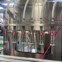 Machine de remplissage automatique électrique économique pour alcool et spiritueux avec 6 buses, 220V/380V, haute précision, 100% facile à utiliser