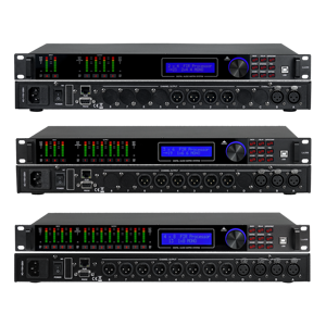 ราคาขายส่ง EIF LA Series LA204/306/408 โปรเซสเซอร์ดิจิตอลคาราโอเกะประสิทธิภาพสูง พร้อมการเชื่อมต่อ XLR สำหรับระบบเสียง OEM - Product Image 1
