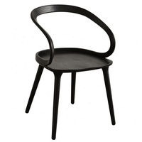 GEDO Style européen Future Design Pas Cher Moderne Dossier en bois massif Chaise de restaurant Nordic Simple Dining Chairs