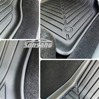 Tapis de voiture SONSANG en caoutchouc TPE 5D pour Model Y 2025, tapis double couche 7D, tapis de voiture de luxe premium
