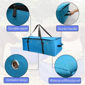 Muestra Gratis, Bolsas de Heno para Caballos de Gran Capacidad, Resistentes y Duraderas, Bolsa de Transporte de Heno Ecuestre Resistente al Desgaste - Product Image 5