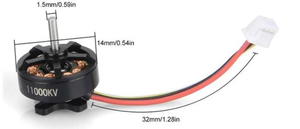 Motor sin escobillas BETAFPV 1103 8000KV 11000KV personalizado para drones de carreras <span class=keywords><strong>Beta75X</strong></span>, motor de vuelo floral para carreras 2-4S, fabricado en plástico - Product Image 5