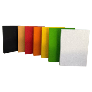 Panneaux acoustiques en fibre <span class=keywords><strong>de</strong></span> <span class=keywords><strong>verre</strong></span> pour l'insonorisation des plafonds et des murs, ignifuges, blancs, absorbants, personnalisables - Product Image 2