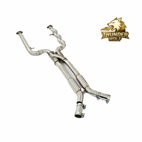 En stock : Tuyau intermédiaire HT Z-Midpipe pour BMW G80 M3 G82 M4, échappement haute performance, poli, longueur égale, 70 mm, avec résonateur