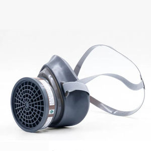 หน้ากากป้องกันแก๊ส TPE แบบใช้แล้วทิ้งคุณภาพสูงสำหรับพ่นสีสเปรย์กำจัดแมลงหน้ากากช่วยหายใจควันฟอร์มาลดีไฮด์พร้อมคลิปหนีบจมูกแบบปรับได้ - Product Image 5